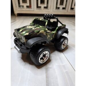 MerchSource Toy RC 4x4 Camo Jeep Off-Road Truck DX2013B Camouflage No Remote